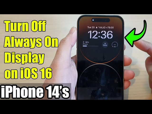 Turn off Iphone 14 Screen: Quick Solutions